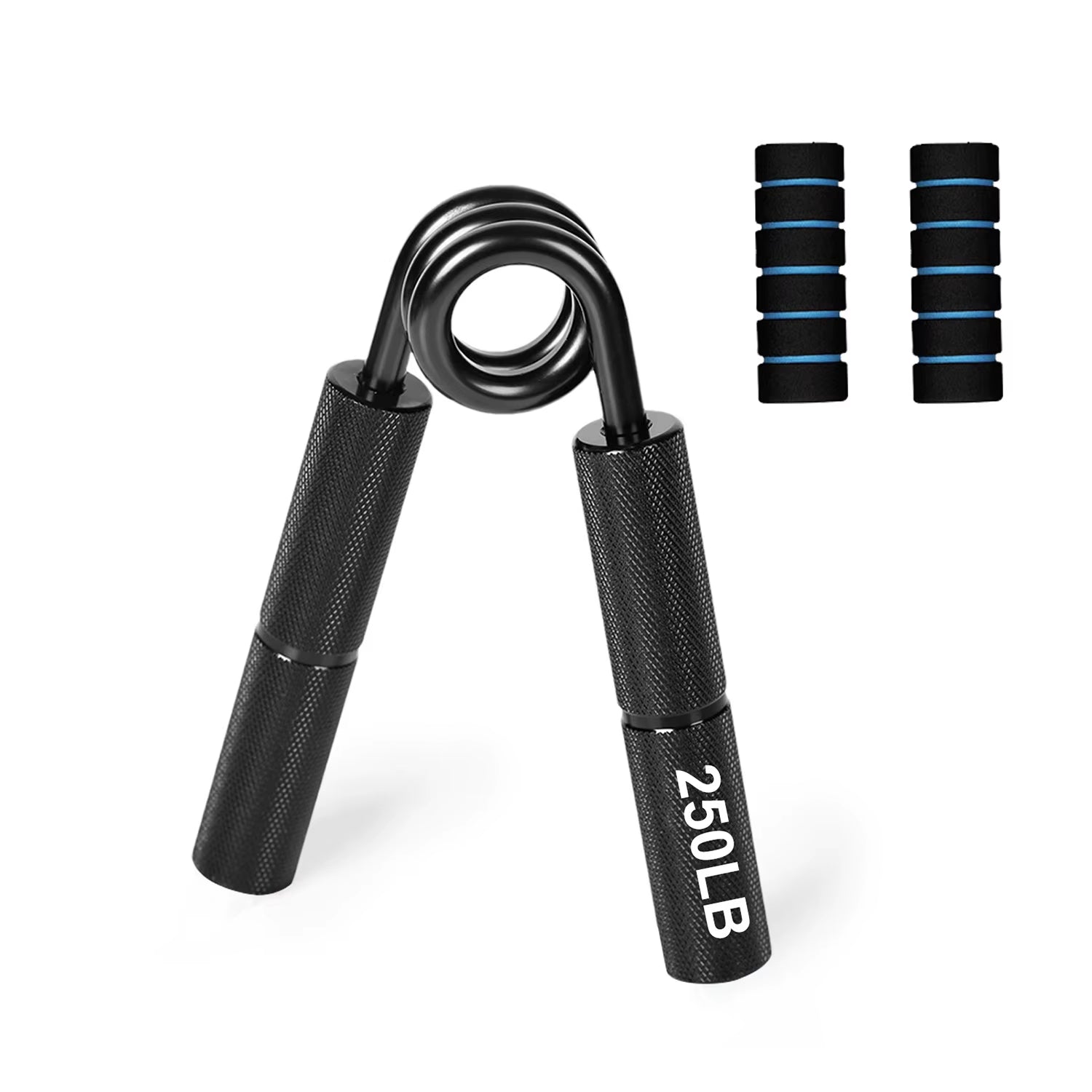 Grip Strength Trainer 50-300Lbs 1PC Fitness Metal Hand Gripper Non-Slip Forearm Muscle Exerciser Hand Rehabilitation Exercising