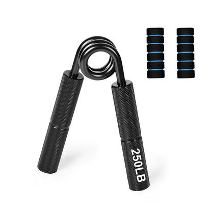 Grip Strength Trainer 50-300Lbs 1PC Fitness Metal Hand Gripper Non-Slip Forearm Muscle Exerciser Hand Rehabilitation Exercising