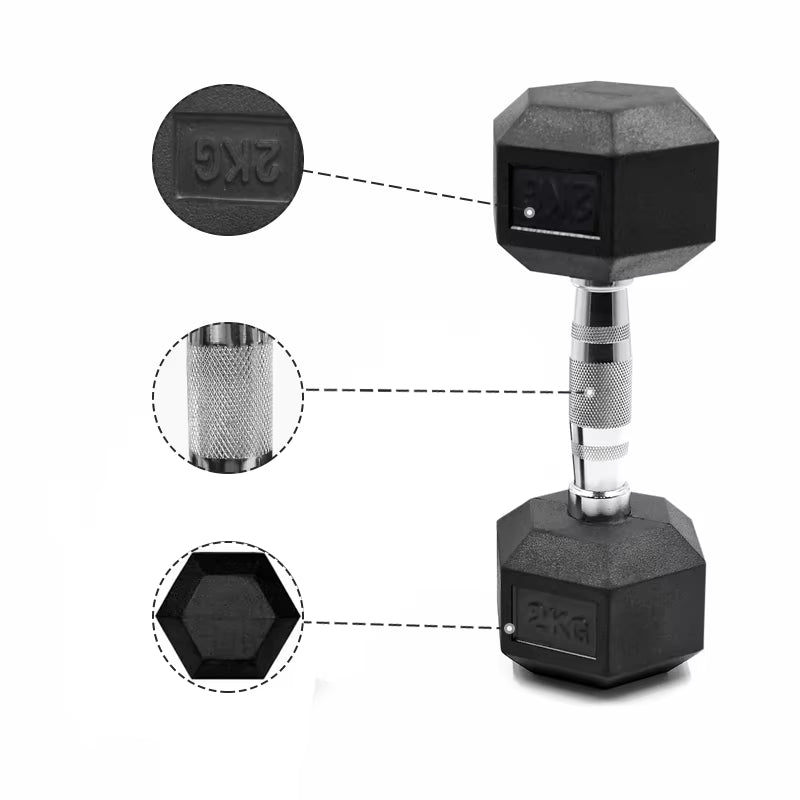 Hex Dumbbells home and commercial gym equipment